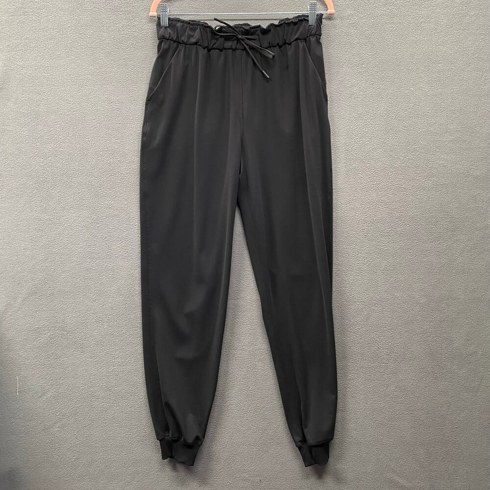 Lululemon Keep Moving Jogger Pant Womens 8 Black Casual Lounge Comfy Sporty
